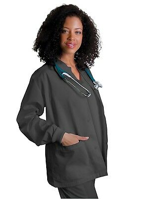 Adar Universal Round Neck Warm-Up Scrub Jacket (Available in 39 colors)