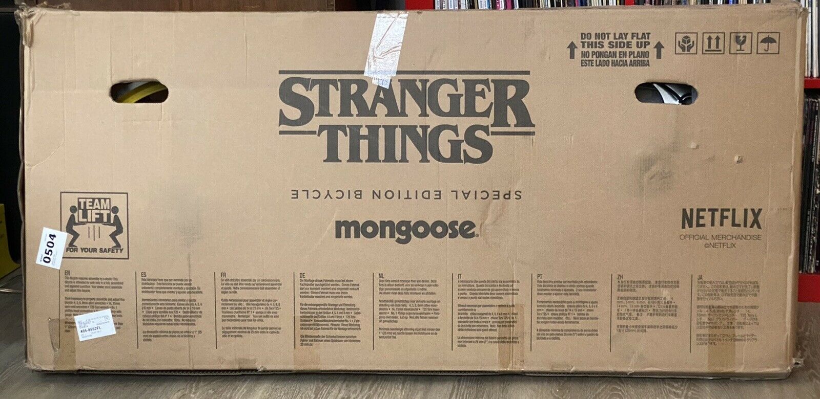 Nib Mongoose Stranger Things “max’s” Bike Old School Bmx Mongoose New