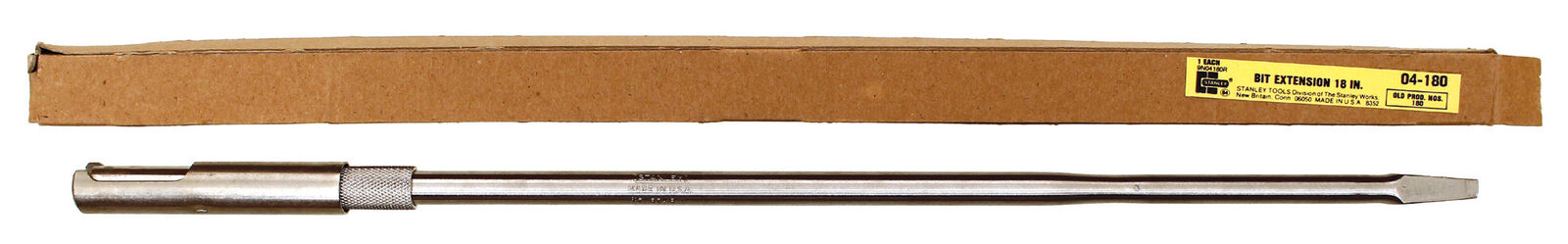 Stanley No. 180 Eighteen-inch Length Auger Bit Extension - Old Hardware Stock