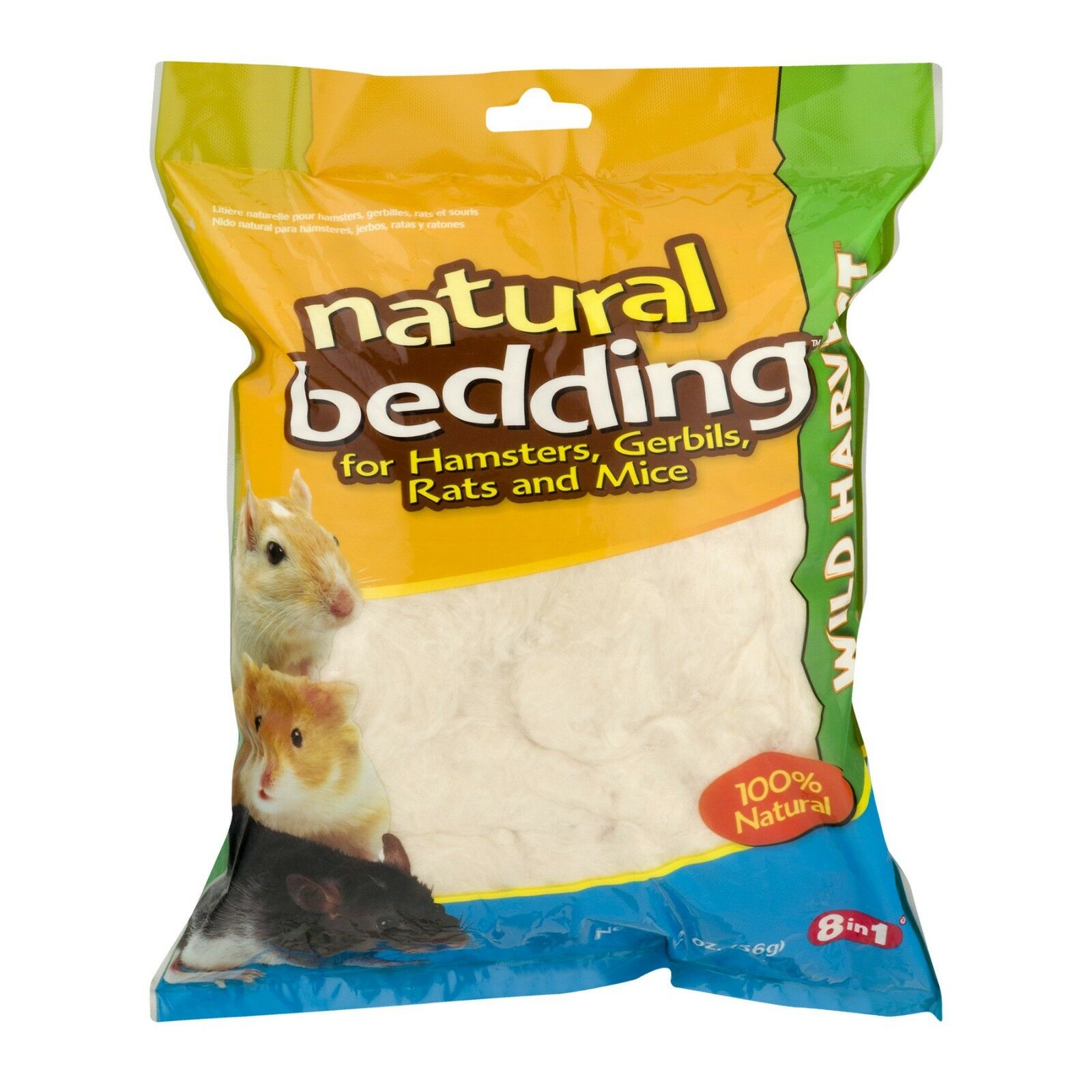 Natural Bedding For Small Animals, Hamsters, Gerbils, Rats, Mice, Nesting. 2 Oz
