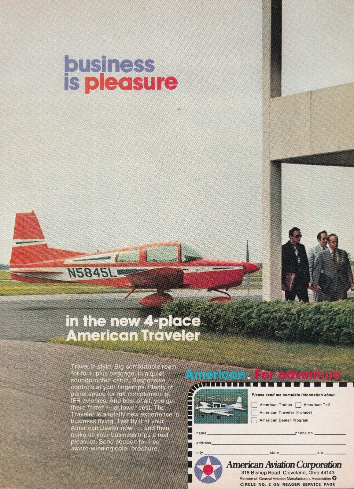 Grumman American Traveler Aircraft Ad 6/4/2022b