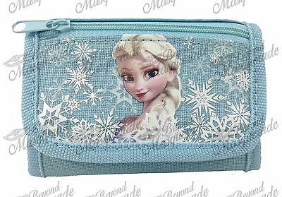 Disney Frozen Kids Tri-fold Wallet Coin Purse Bag Elsa [snow Blue]