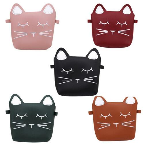 Girls Cute Cat Fashion Small Purse Faux Leather Handbag Shoulder Bag 6T