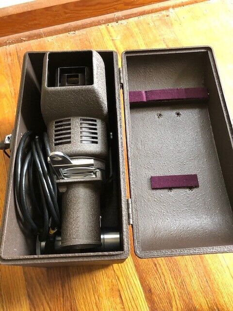 Bell & Howell Filmo Duo Master Slide Projector in Hard Case Excellent Untested